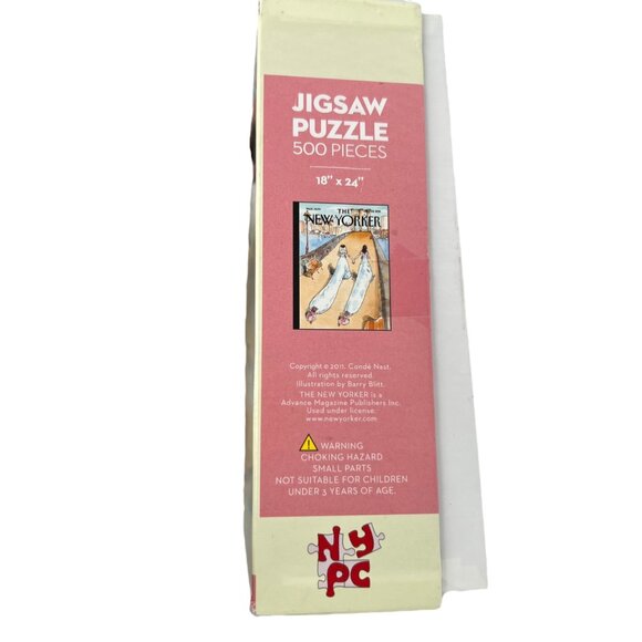 The New Yorker Wedding Season Puzzle 500 Pieces Bary Blitt Two Brides on Bridge - Picture 10 of 16